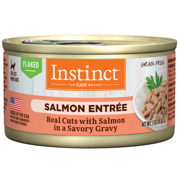 Nature's Variety Instinct Cat Flaked GF Salmon Entrée 3oz