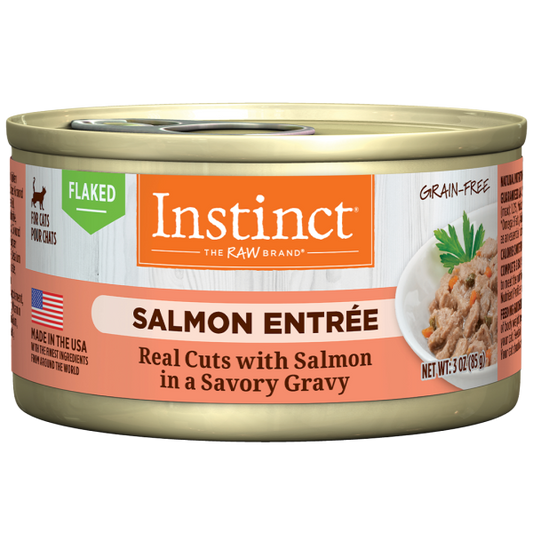 Nature's Variety Instinct Cat Flaked GF Salmon Entrée 3oz