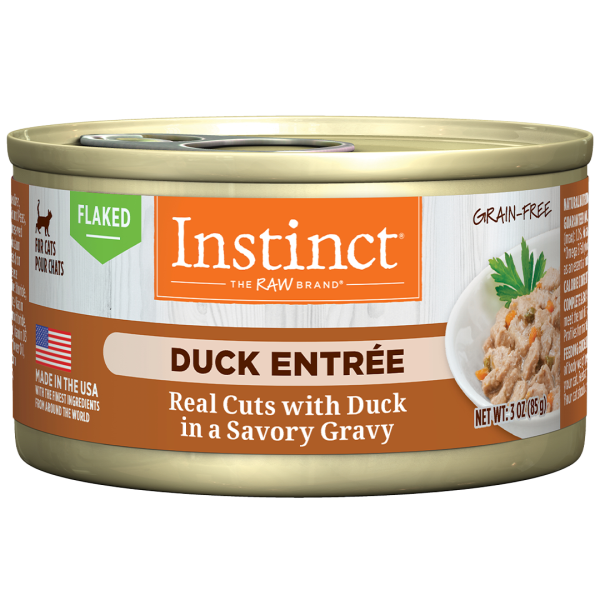 Nature's Variety Instinct Cat Flaked GF Duck Entrée 3oz