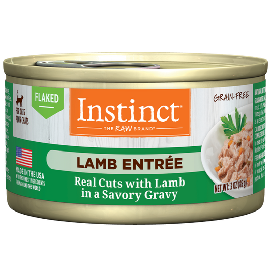 Nature's Variety Instinct Cat Flaked GF Lamb Entrée 3oz