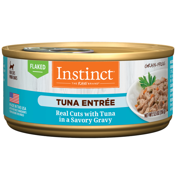 Nature's Variety Instinct Cat Flaked Grain Free Tuna Entrée 5.5oz Can