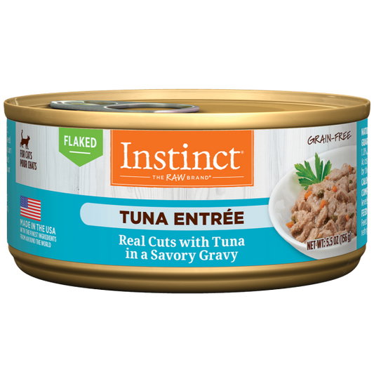 Nature's Variety Instinct Cat Flaked Grain Free Tuna Entrée 5.5oz Can