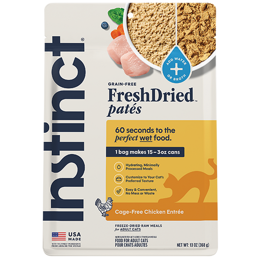 Instinct FreshDried Pates for Cats Chicken Entree 13oz