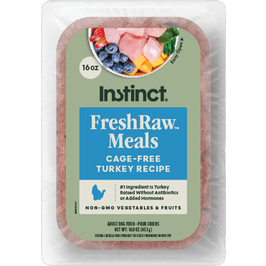 Instinct Dog FreshRaw Meals Cage-Free Turkey 16oz