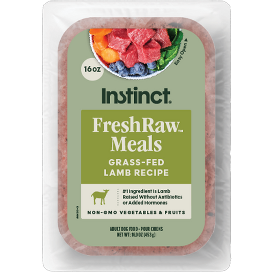 Instinct Dog FreshRaw Meals Grass-Fed Lamb 16oz