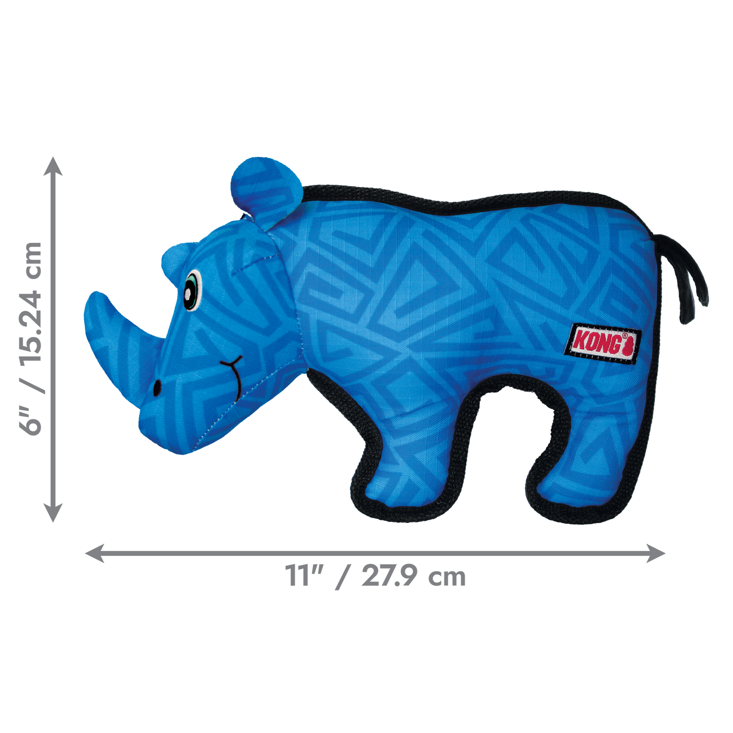 Kong Dog Toy Ballistic Rhino Medium