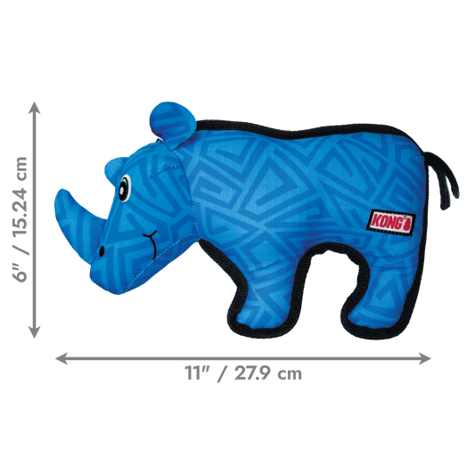 Kong Dog Toy Ballistic Rhino Medium