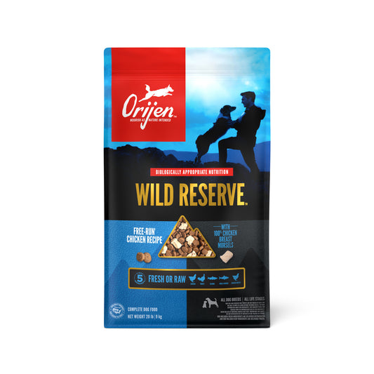 Orijen Dry Dog Food Wild Reserve Free-Run Chicken Recipe 20lb