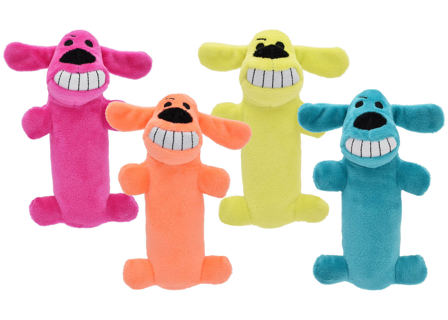 Multipet Plush Dog Toy Loofa Dog, The Original 6in Assorted