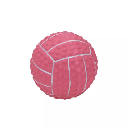Coastal Li'l Pals Latex Soccer Balls Dog Toy 2in Pink