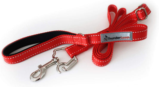 Thunderworks Thunderleash No-Pull Dog Leash  Large, Red