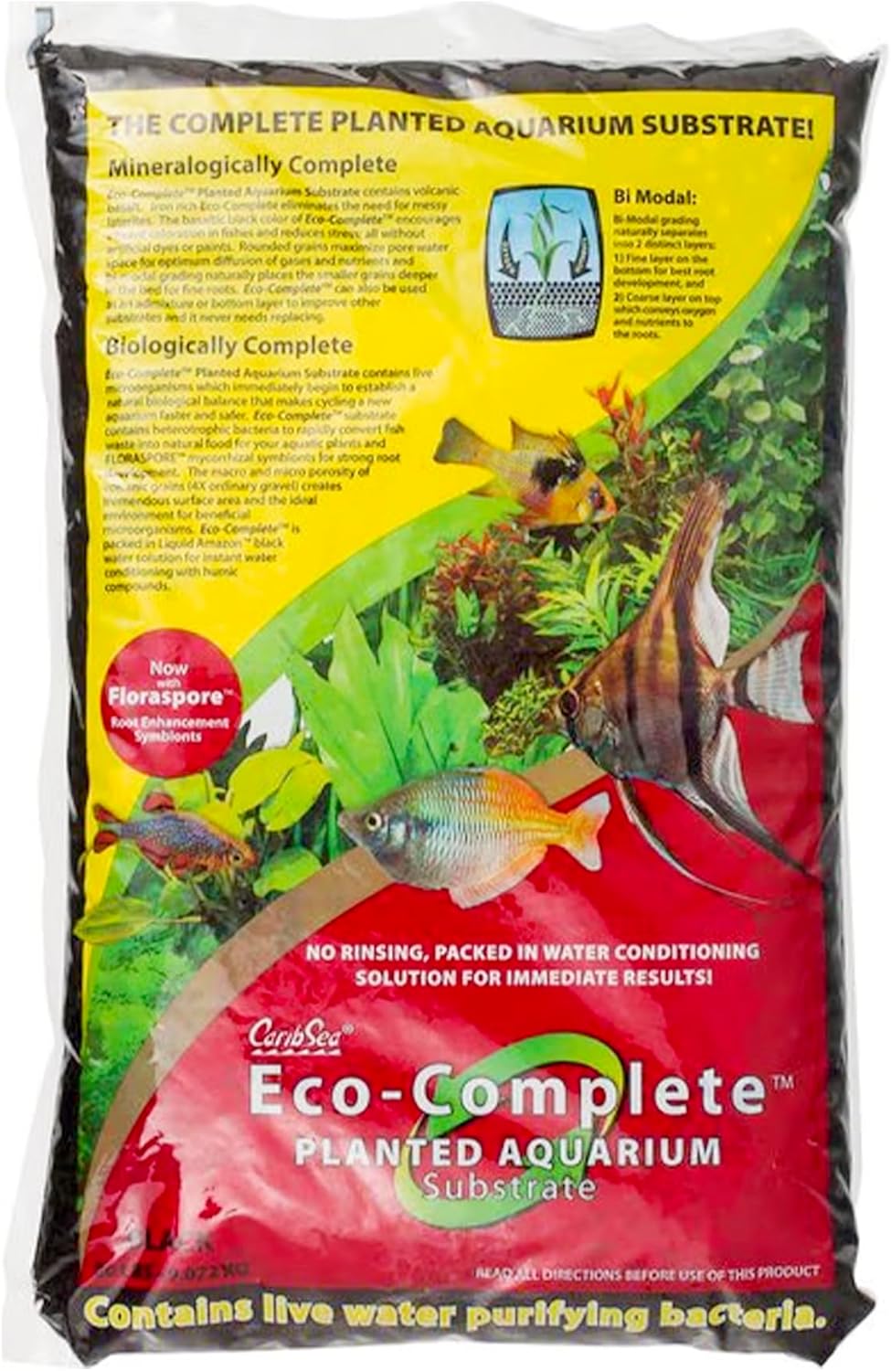 CaribSea Eco-Complete Planted Aquarium Substrate 20lbs