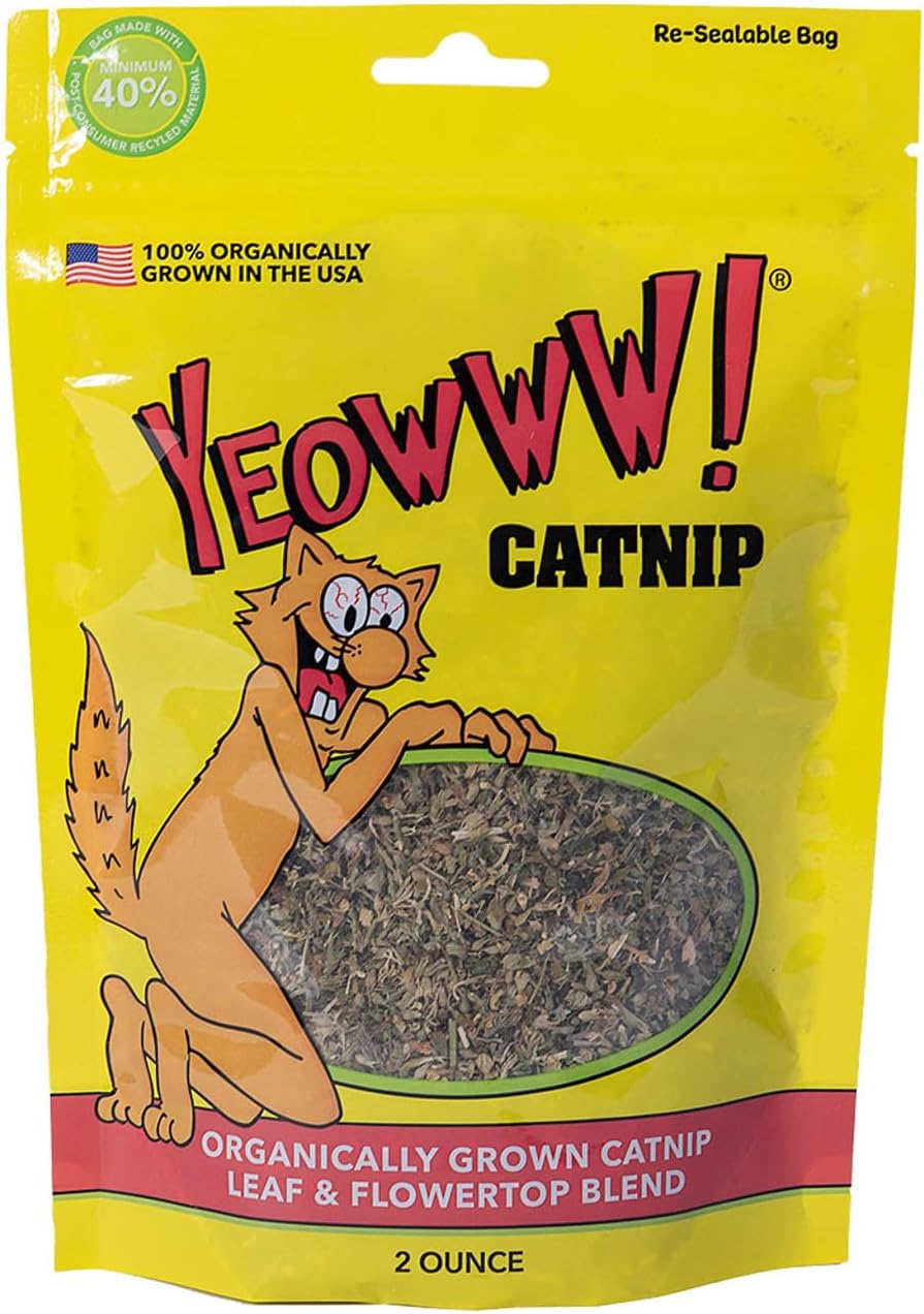 Yeowww! Organically Grown Catnip 2oz Pouch