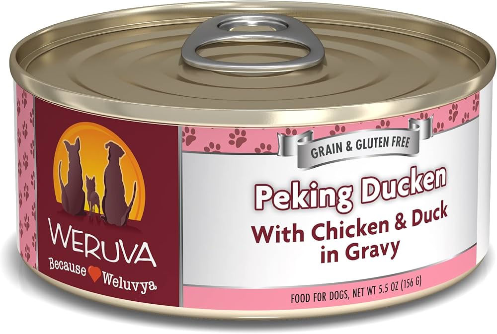 Weruva Classic Dog food 5.5 oz Can Peking Ducken