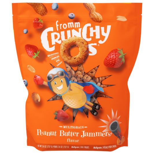 Fromm Dog Crunchy Os Peanut Butter Jammers Treats 26 oz