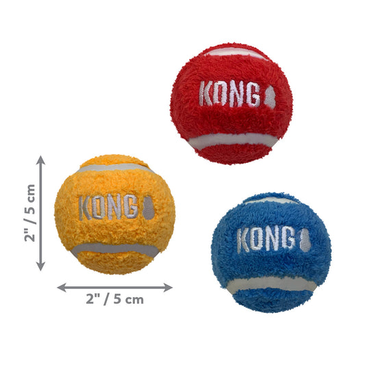 Kong Dog Toy Sport Softies Ball 1pk Assorted Small