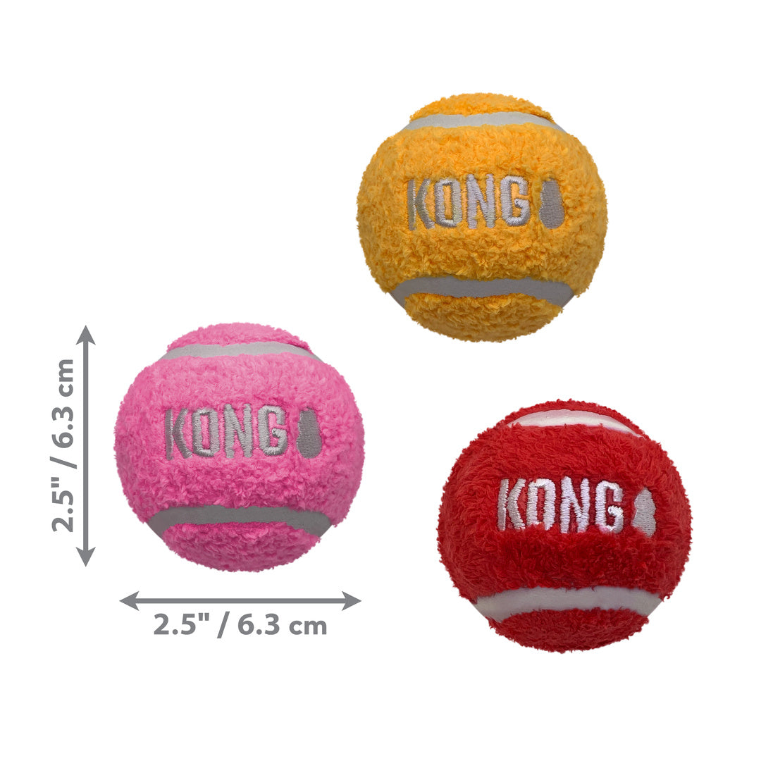 Kong Dog Toy Sport Softies Ball 1pk Assorted Medium