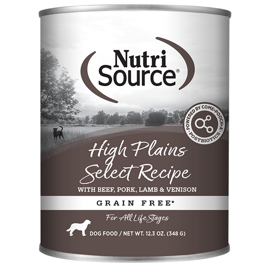 NutriSource Dog Grain Free High Plains Select 12.3oz