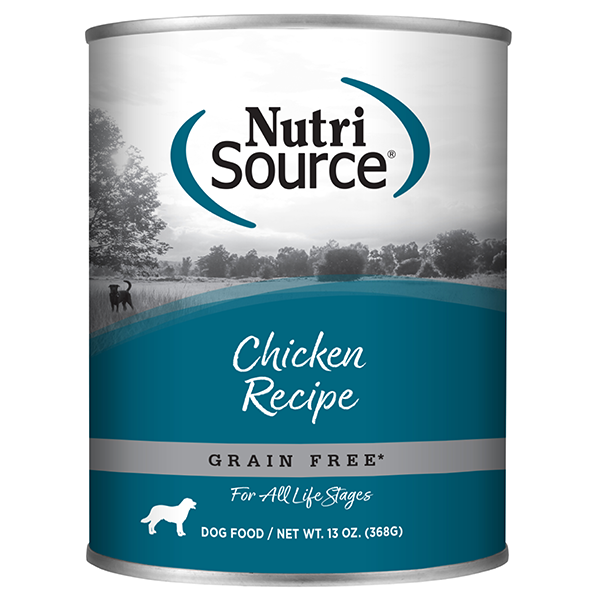 NutriSource Dog Grain Free Chicken 12.3oz