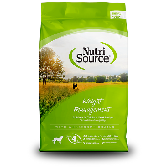 NutriSource Dog Weight Management 26lb