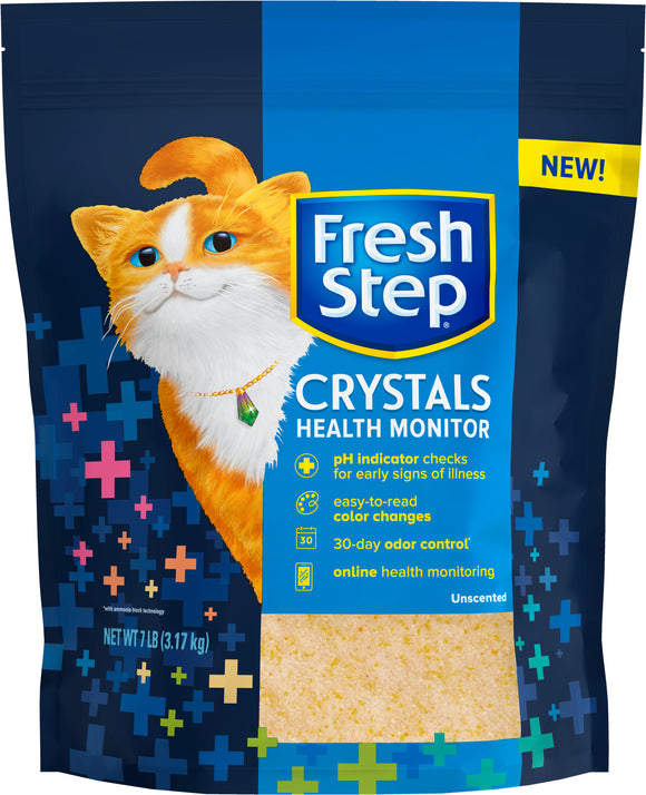 Fresh Step Crystals Health Monitoring Cat Litter 7lbs