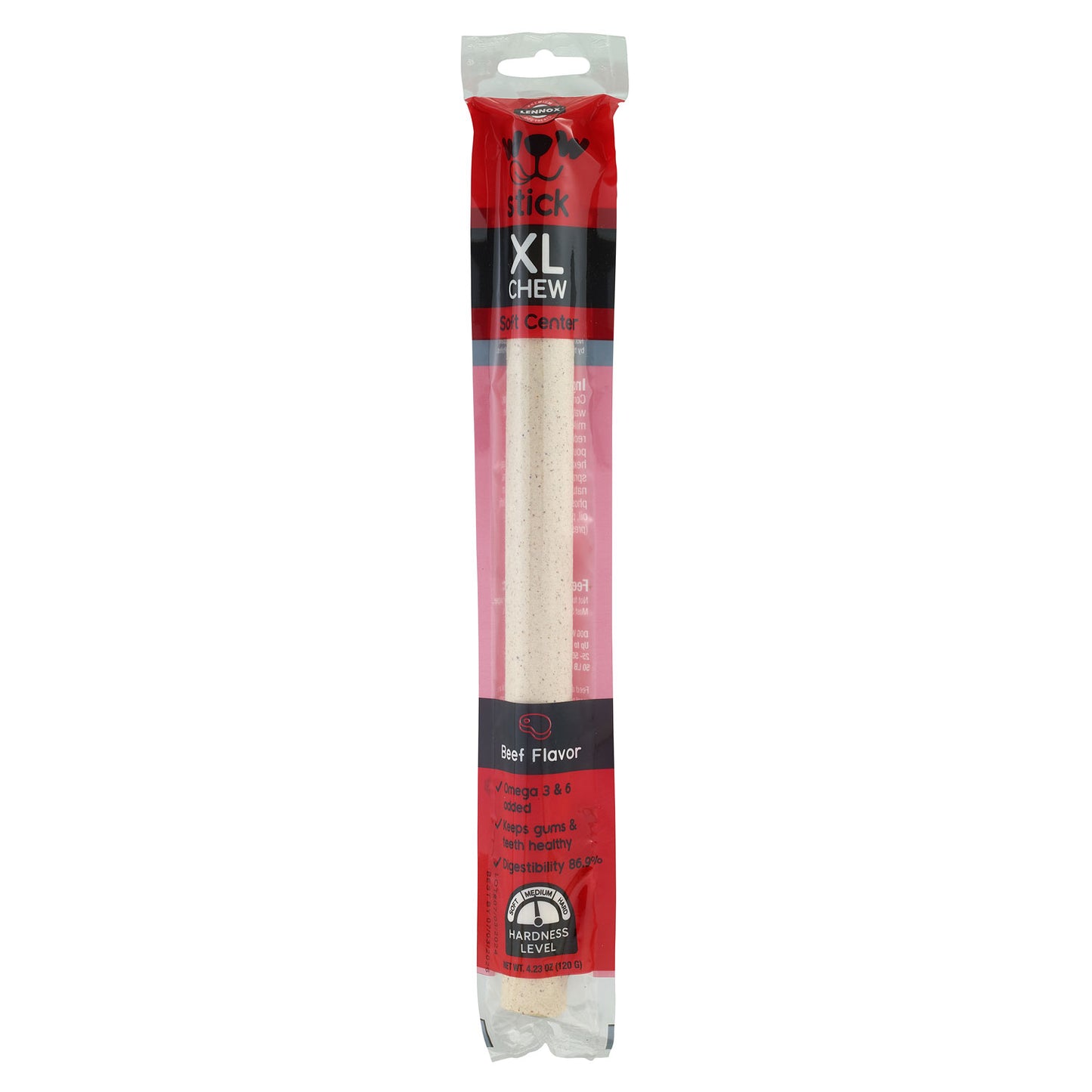 Lennox Dog Treat 4.23oz Wow Stick Beef