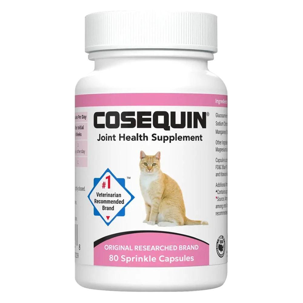 Nutramax Cosequin Joint Health Supplement Sprinkle Capsules for Cats 80 ct