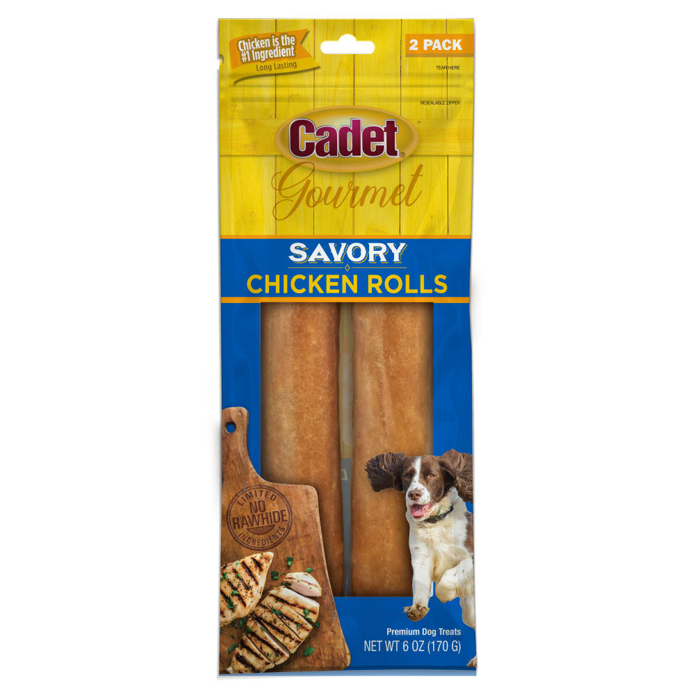 IMS Cadet No Hide Dog Chew Chicken Rolls 2pk