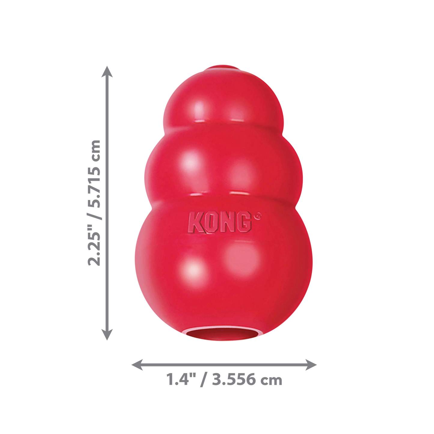 Kong Dog Toy KONG Classic Red eXtra Small King