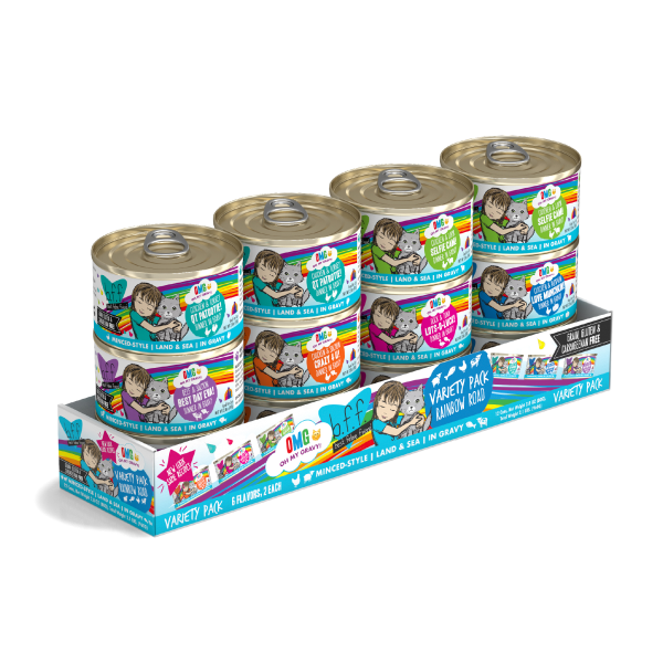 Weruva BFF Cat OMG Rainbow Road Variety Pack 2.8oz