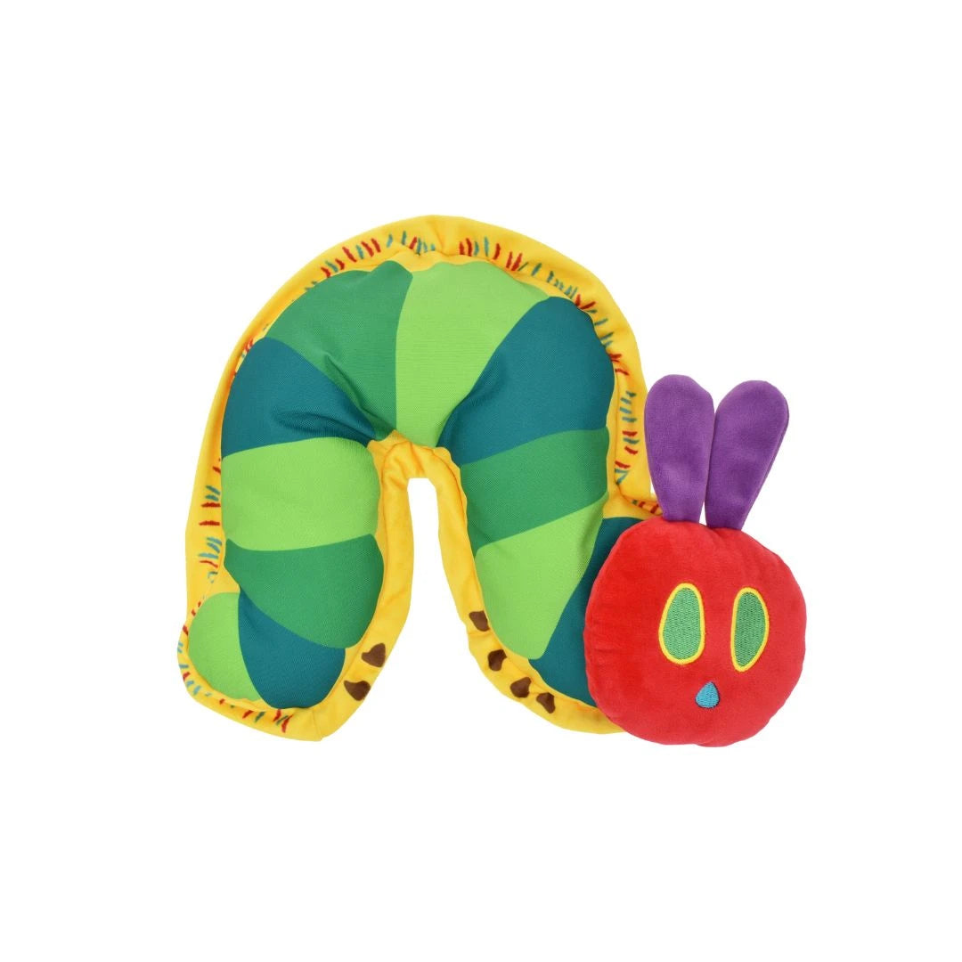 Multipet Very Hungry Caterpillar Flattie Plush Dog Toy 6 in