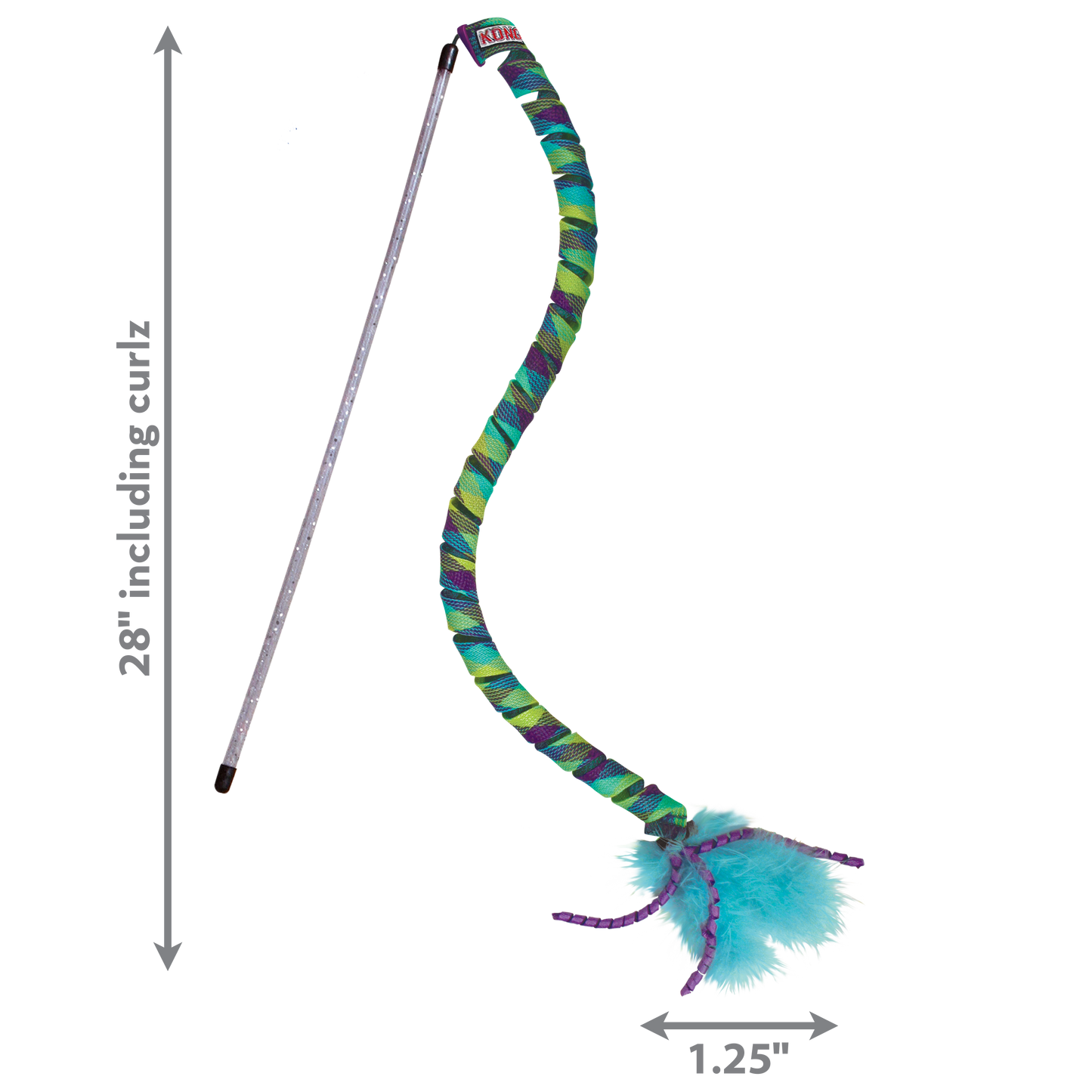 Kong Cat Toy Teaser Curlz Assorted