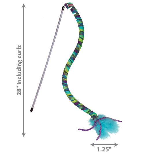 Kong Cat Toy Teaser Curlz Assorted