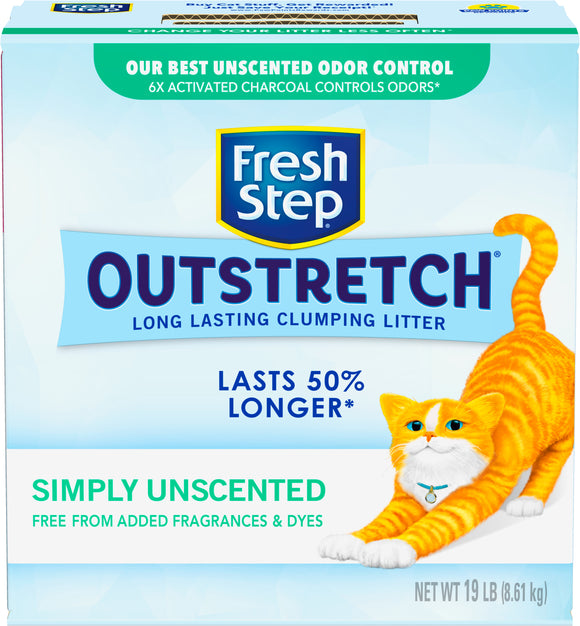 Fresh Step Outstretch Unscented Clumping Litter 19lb