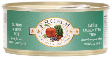 Fromm 4 Star Cat Can Pate Salmon Tuna 3oz