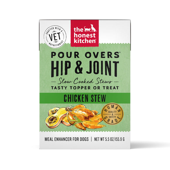 The Honest Kitchen Functional Pour Overs Joint & Mobilty Support - Chicken Stew Dog Food Topper 5.5oz