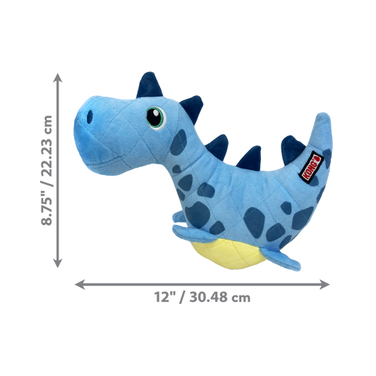 Kong Dog Toy Dynos Roars Blue Medium