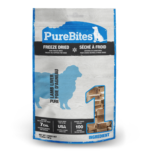 PureBites Freeze Dried Treats for Dogs Lamb 3.35oz