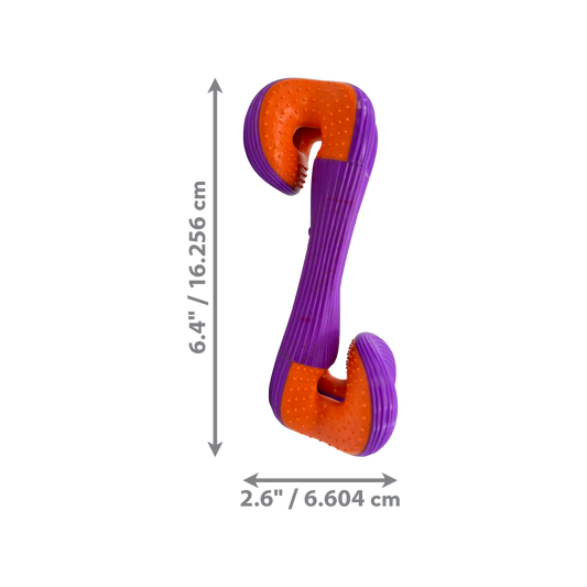 Kong Dog Toy Rerun Whoosh Bone Small Assorted