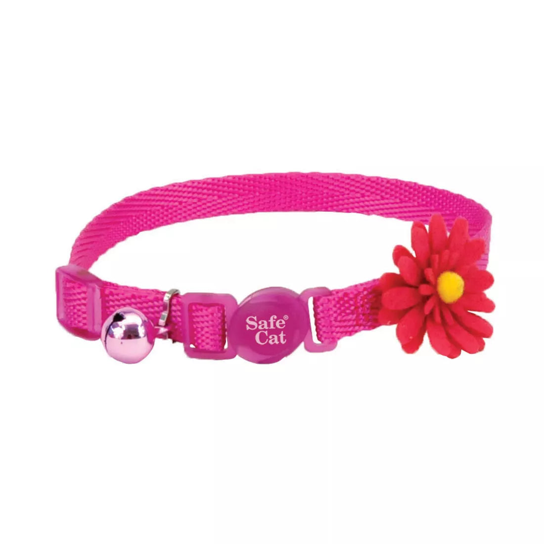 Coastal Safe Cat 3/8in Wide 8-12in Embellished Fashion Breakaway Collar Pink