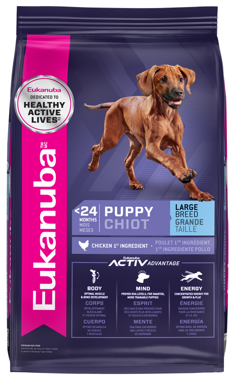 Eukanuba Large Breed Puppy Chicken Dry Dog Food, 30 lb