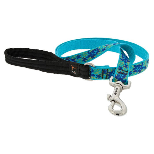Lupine Pet Dog 6 Ft Long 3/4 In Leash Original Designs Turtle Reef