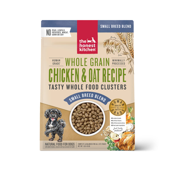 The Honest Kitchen Whole Food Clusters Small Breed Whole Grain Chicken Dry Dog Food 1lb
