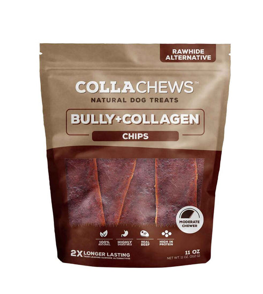 Collachews Dog Treats 11oz 5in Bully Chips