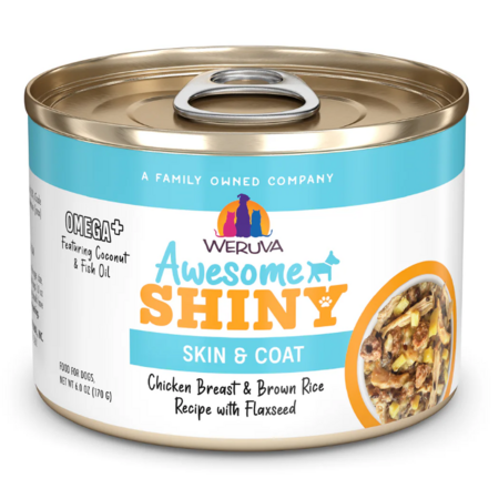 Weruva Dog Can Awesome Shiny Chicken Rice 6 oz