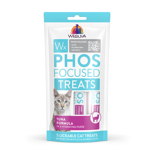 Weruva Wx Phos Focused Lickable Tuna Cat Treat .5oz 5pk