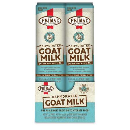Primal Dog Topper Goat Milk Dehydrated 1.8 oz 10pk