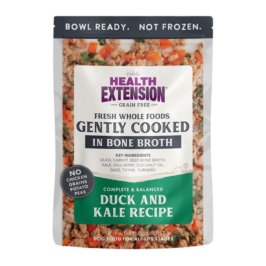 Health Extension Gently Cooked Duck And Kale Dog Food 9oz