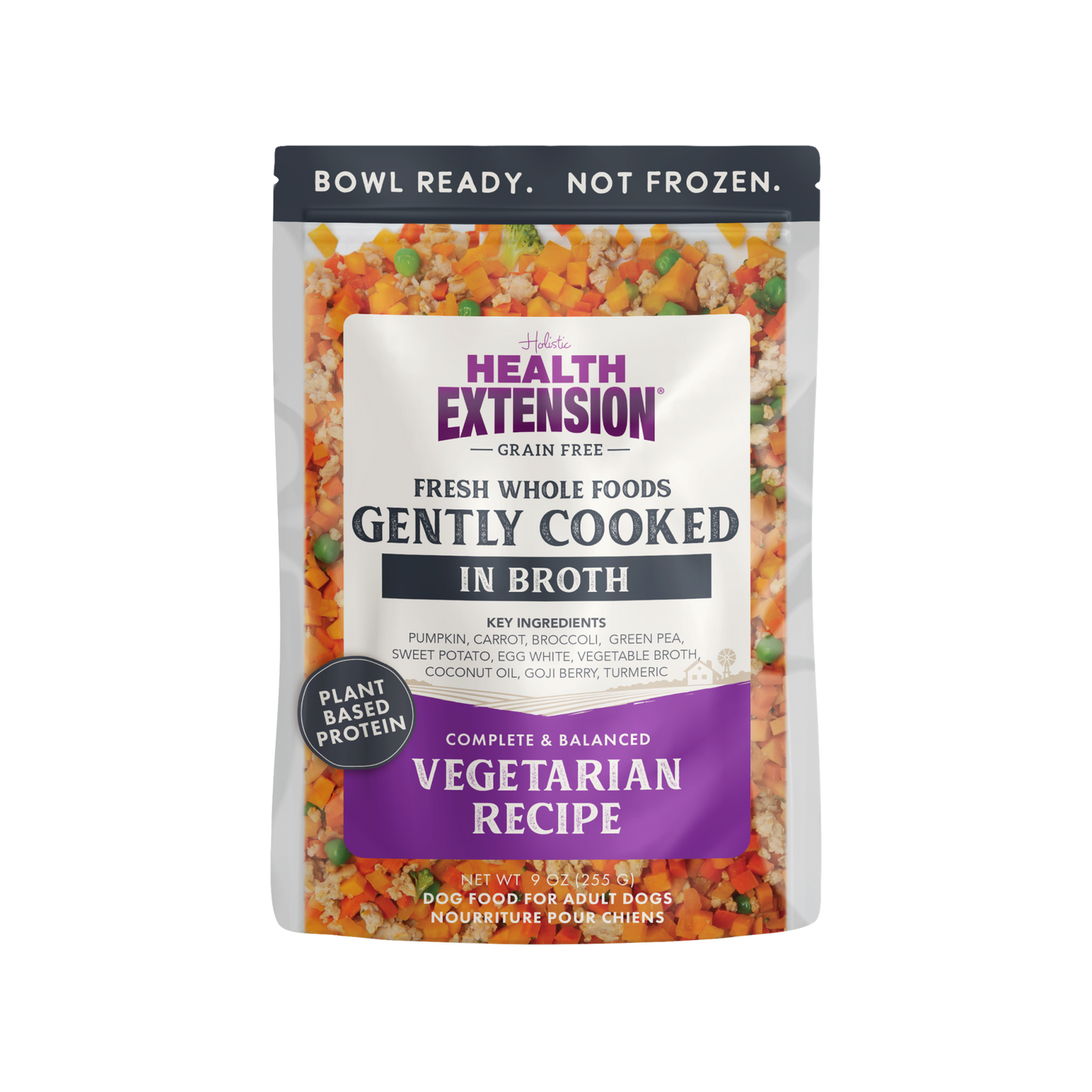 Health Extension Gently Cooked Grain Free Vegetable Blend Dog Food 9oz