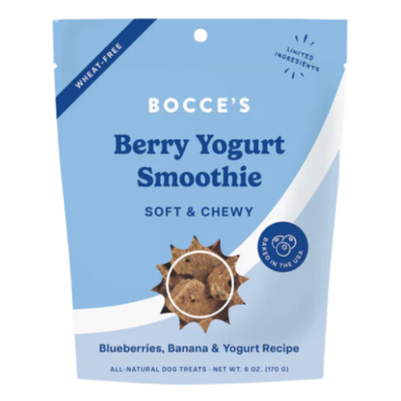 Bocce's Dog Treat Smoothie Soft & Chewy Berry Bliss 6 oz